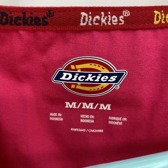 Dickies Womens Classic Fit Short Sleeve Empire Waist Mock Wrap Scrub Top Medium - Picture 6 of 9